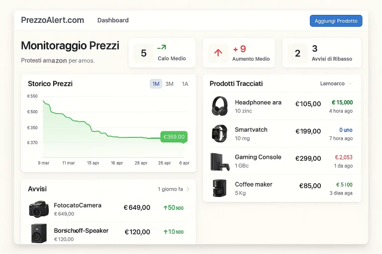 monitorare prezzi amazon